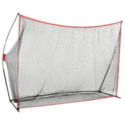 vidaXL Golftreningsnett 356×92,5×215 cm metall