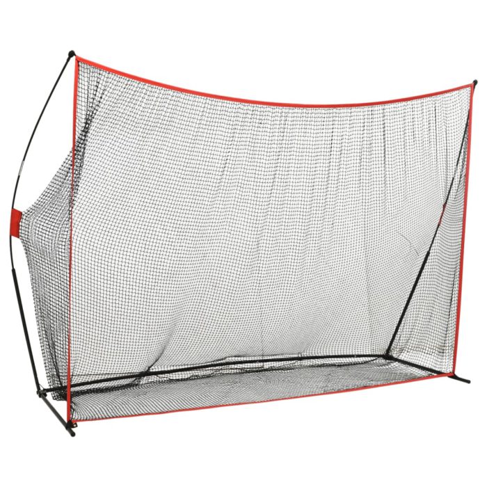 vidaXL Golftreningsnett 356×92,5×215 cm metall