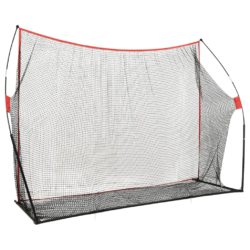 vidaXL Golftreningsnett 356×92,5×215 cm metall