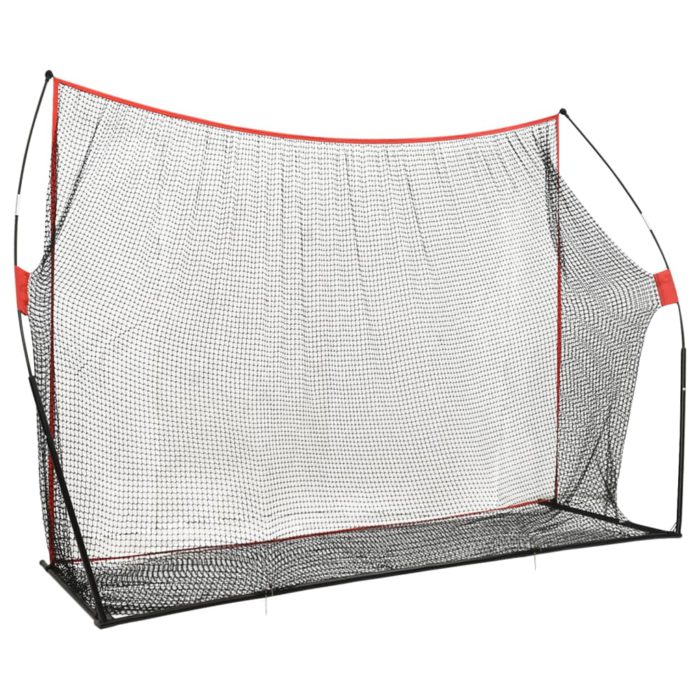 vidaXL Golftreningsnett 356×92,5×215 cm metall