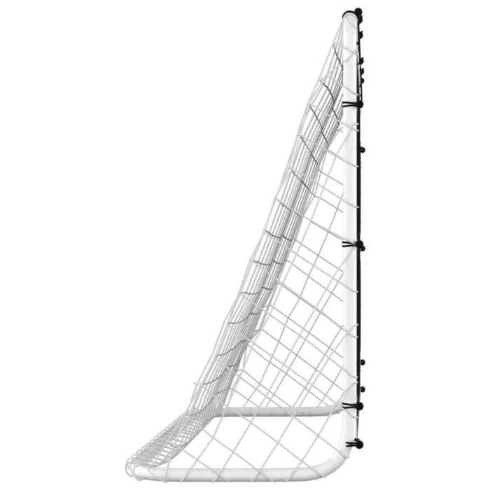vidaXL Fotballmål treningsnett stål 184x61x122 cm