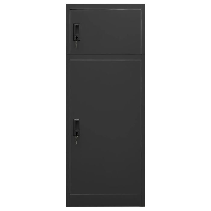 vidaXL Salskap antrasitt 53x53x140 cm stål