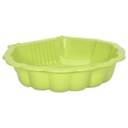 vidaXL Sandkasser 2 stk grønn 77x87x21 cm plast