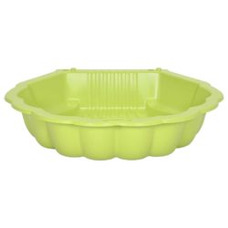 vidaXL Sandkasser 2 stk grønn 77x87x21 cm plast