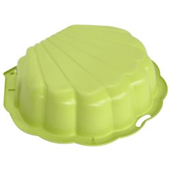 vidaXL Sandkasser 2 stk grønn 77x87x21 cm plast