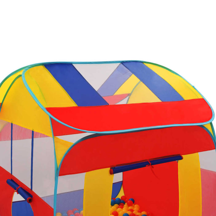 vidaXL Leketelt med 550 baller 123x120x126 cm