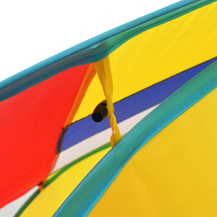 vidaXL Leketelt med 550 baller 123x120x126 cm