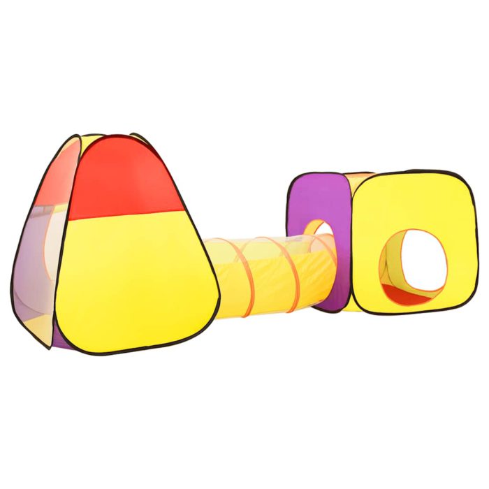vidaXL Leketelt for barn med 250 baller flerfarget 255x80x100 cm