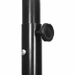 vidaXL Basketballstativ svart 282-352 cm polyeten