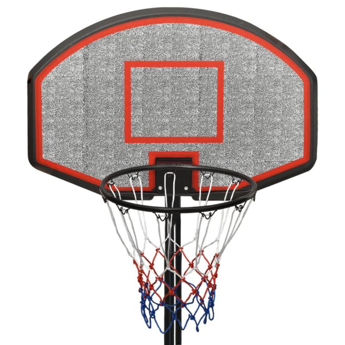 vidaXL Basketballstativ svart 282-352 cm polyeten