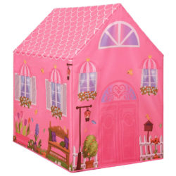 vidaXL Leketelt for barn rosa 69x94x104 cm