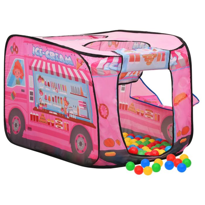 vidaXL Leketelt for barn rosa 70x112x70 cm