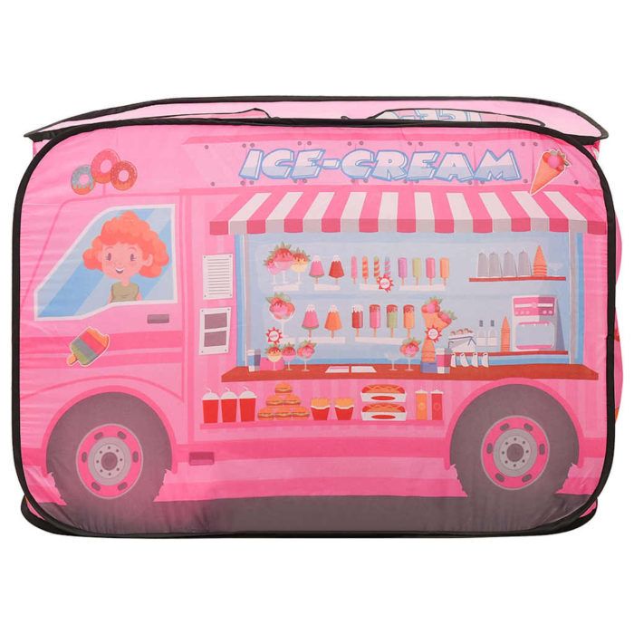vidaXL Leketelt for barn rosa 70x112x70 cm