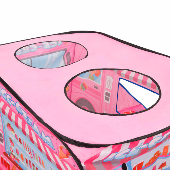 vidaXL Leketelt for barn rosa 70x112x70 cm