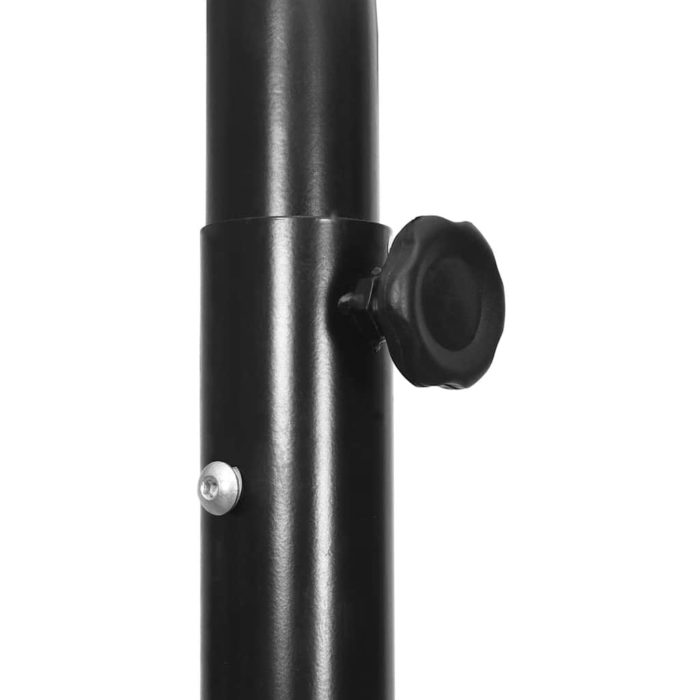 vidaXL Basketballstativ hvit 237-307 cm polyeten