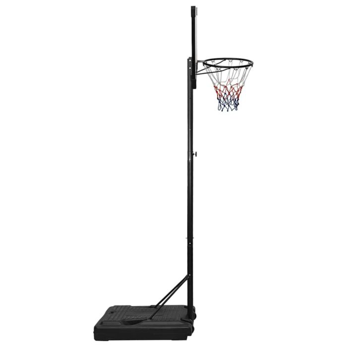 vidaXL Basketballplate gjennomsiktig 235-305 cm polykarbonat