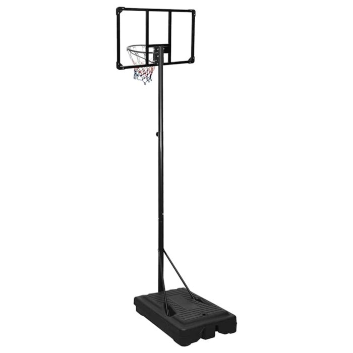 vidaXL Basketballplate gjennomsiktig 235-305 cm polykarbonat