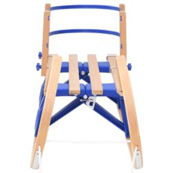 vidaXL Sammenleggbar kjelke med ryggstøtte 110 cm kryssfiner