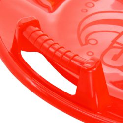 vidaXL Rundt akebrett rød 66,5 cm PP