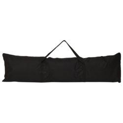 vidaXL Baseballnett oransje og svart 183x182x183 cm stål og polyester