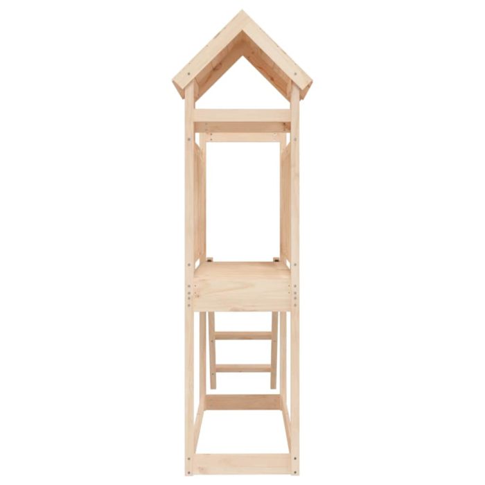 vidaXL Utendørs lekesett 53x110x214 cm heltre furu