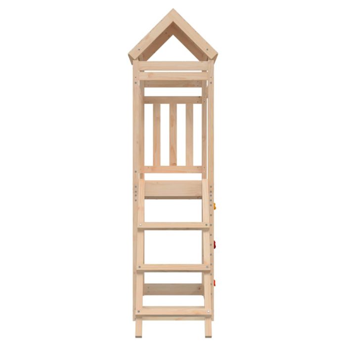 vidaXL Utendørs lekesett 52,5×110,5×214 cm heltre furu