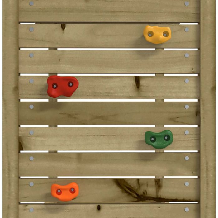 vidaXL Leketårn med katrevegg 53×110,5×214 cm impregnert furu