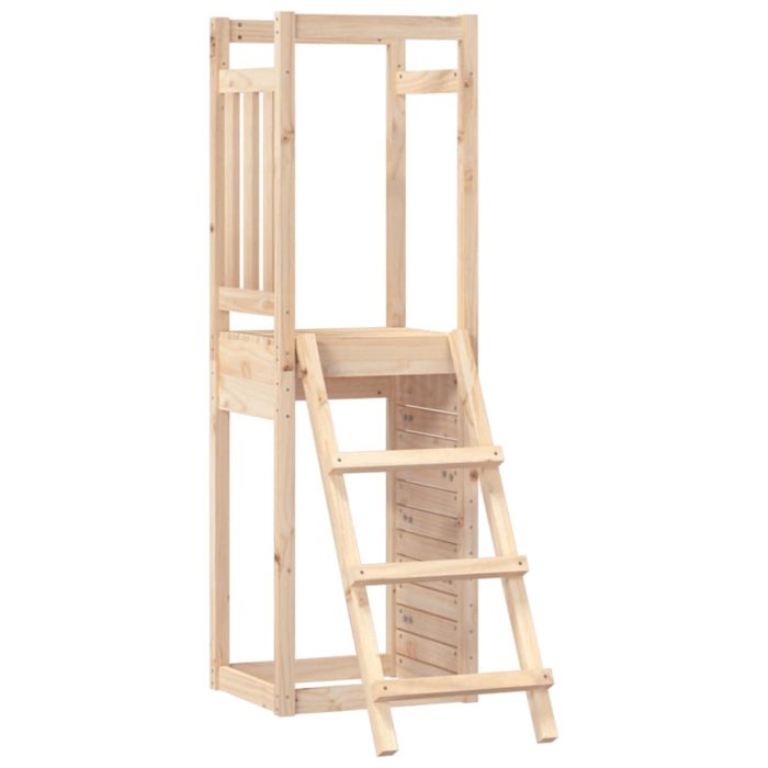 vidaXL Utendørs lekesett 53×46,5×169 cm heltre furu