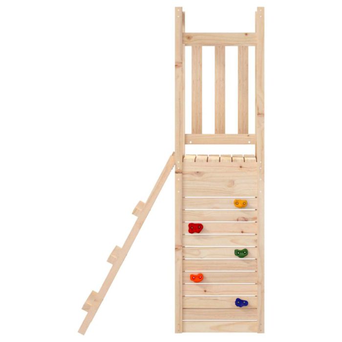 vidaXL Utendørs lekesett 53×46,5×169 cm heltre furu