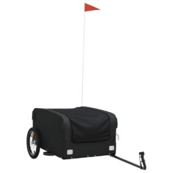 vidaXL Sykkelvogn svart 45 kg jern