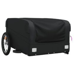 vidaXL Sykkelvogn svart 45 kg jern