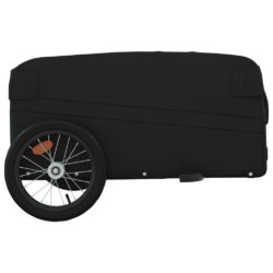 vidaXL Sykkelvogn svart 45 kg jern
