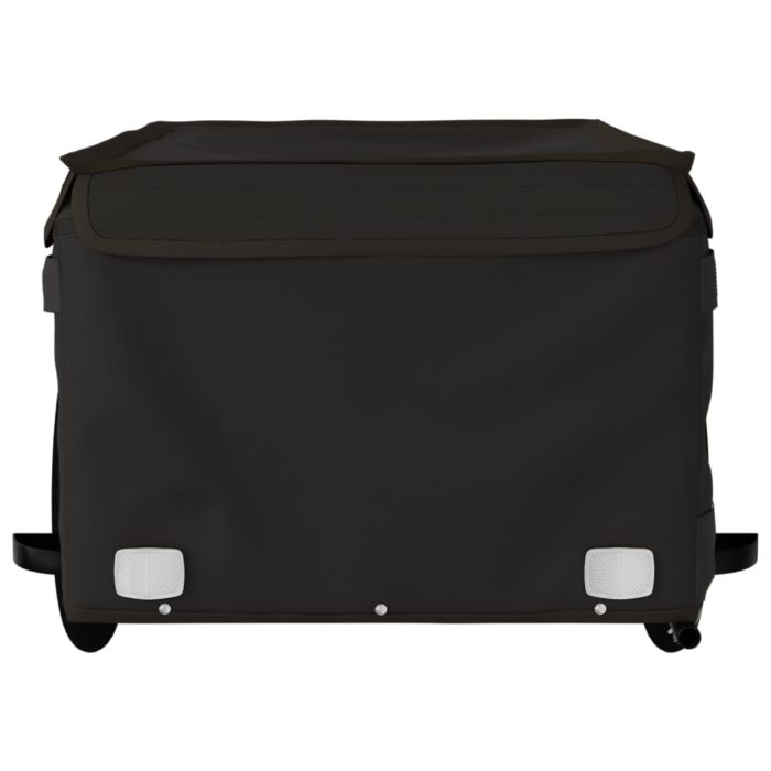 vidaXL Sykkelvogn svart 45 kg jern