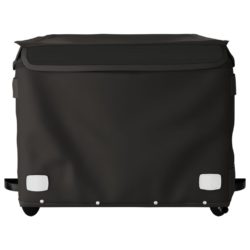 vidaXL Sykkelvogn svart 45 kg jern
