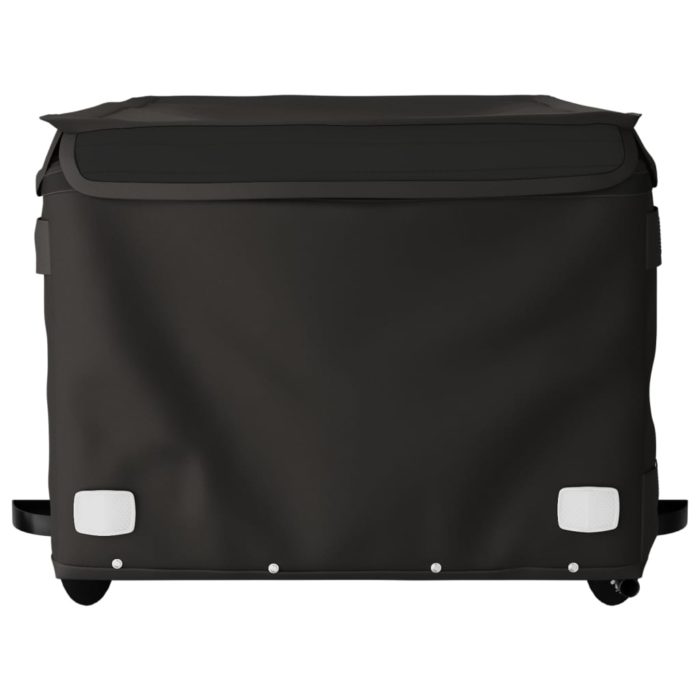 vidaXL Sykkelvogn svart 45 kg jern