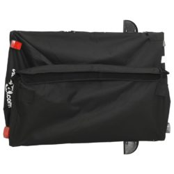 vidaXL Sykkelvogn svart 45 kg jern