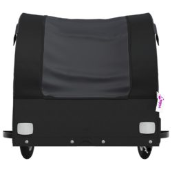 vidaXL Sykkelvogn svart 45 kg jern