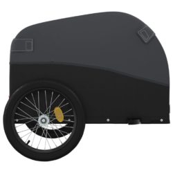 vidaXL Sykkelvogn svart 45 kg jern
