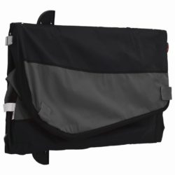 vidaXL Sykkelvogn svart 45 kg jern