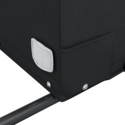 vidaXL Sykkelvogn svart 45 kg jern