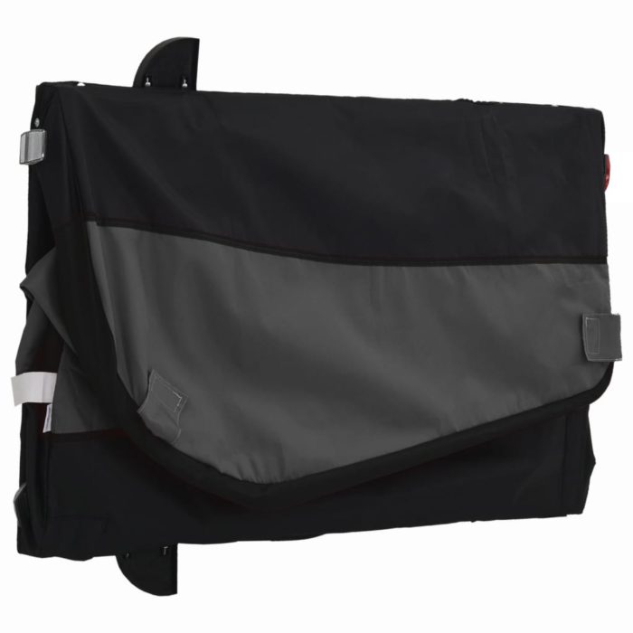 vidaXL Sykkelvogn svart 30 kg jern