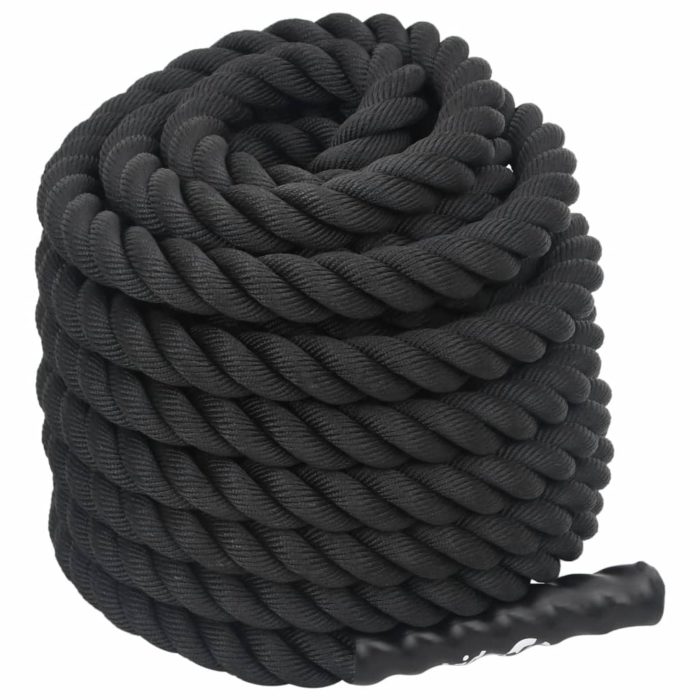 vidaXL Kamptau svart 12 m 9 kg polyester