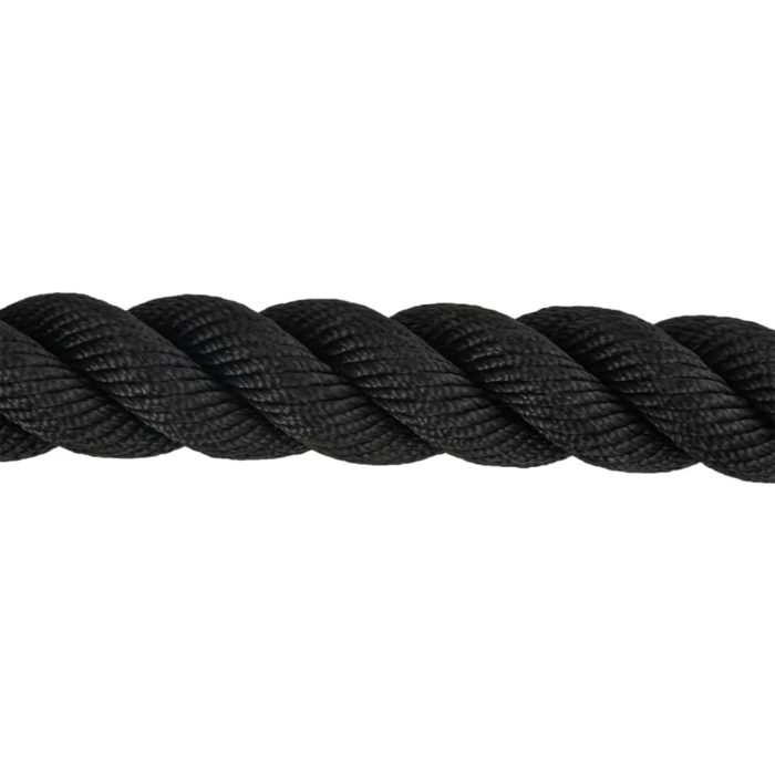 vidaXL Kamptau svart 12 m 9 kg polyester