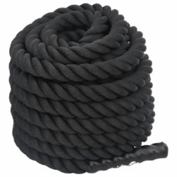 vidaXL Kamptau svart 15 m 11 kg polyester