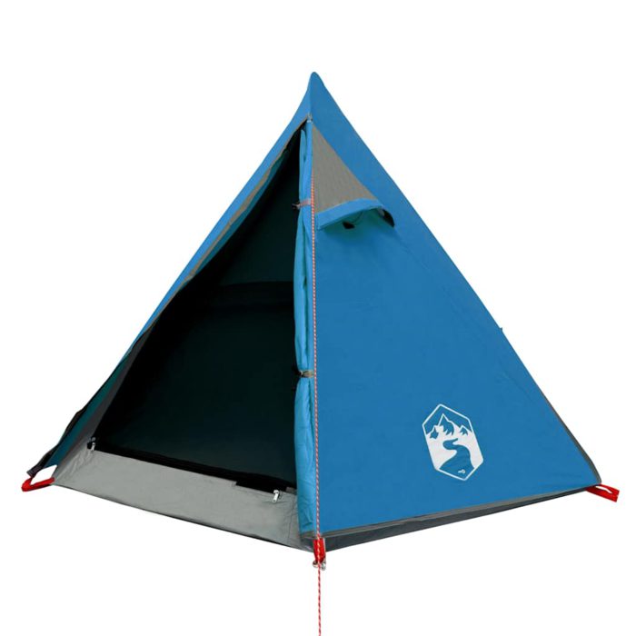vidaXL Kuppeltelt for camping 2 personer blå vanntett