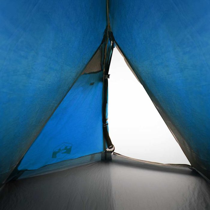 vidaXL Kuppeltelt for camping 2 personer blå vanntett