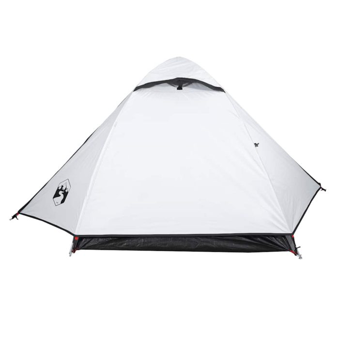 vidaXL Campingtelt for 2 personer hvit blendingsstoff vanntett