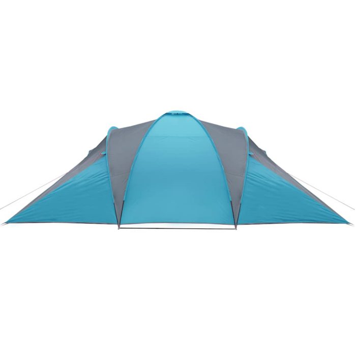 vidaXL Kuppeltelt for camping 6 personer blå vanntett
