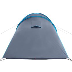 vidaXL Kuppeltelt for camping 6 personer blå vanntett
