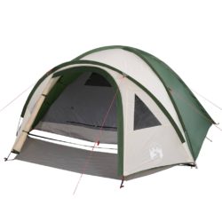 vidaXL Kuppeltelt for camping 4 personer grønn vanntett